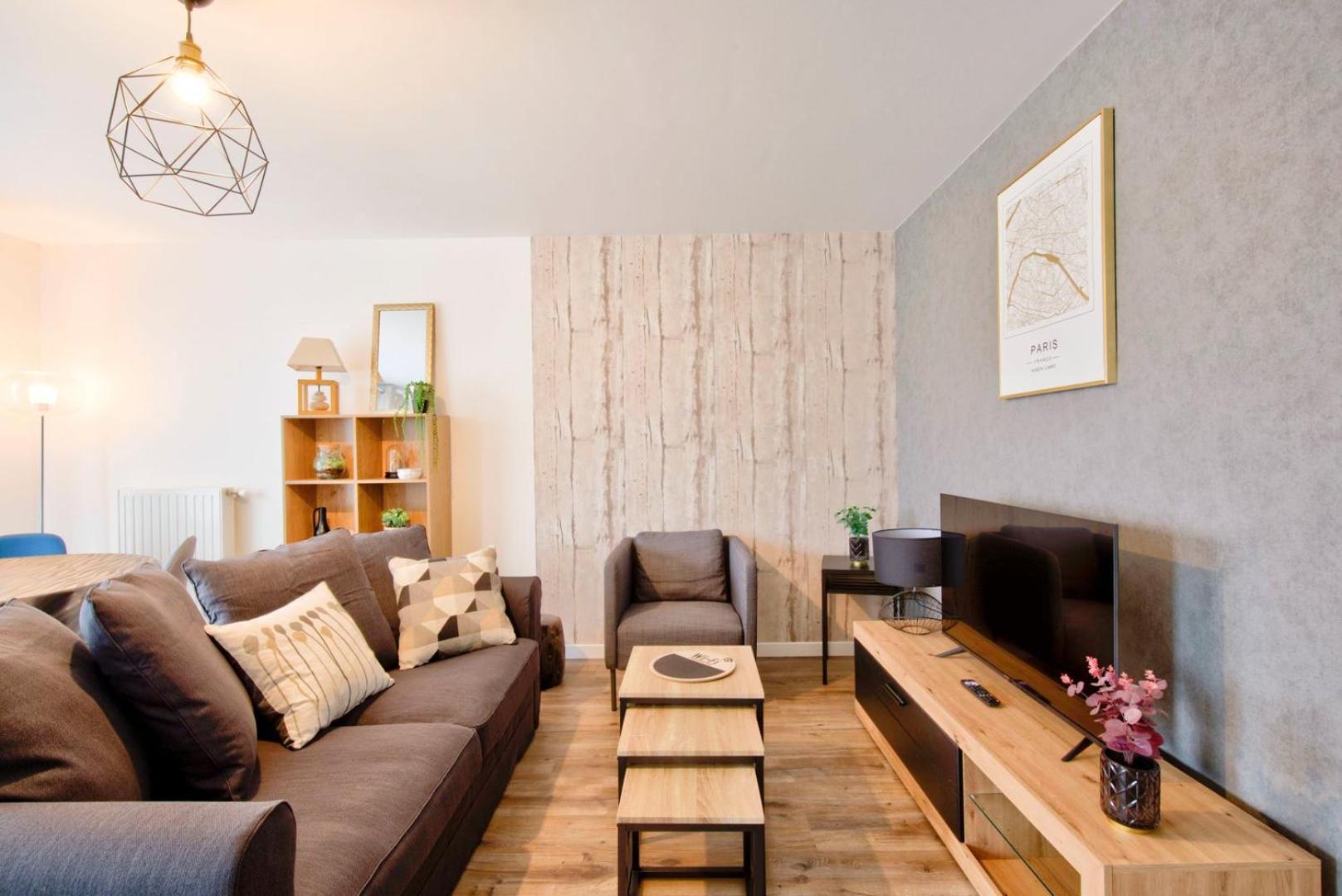Le Perfectionniste - Spacieux Logement Terrasse Avec Parking 卡尚 外观 照片