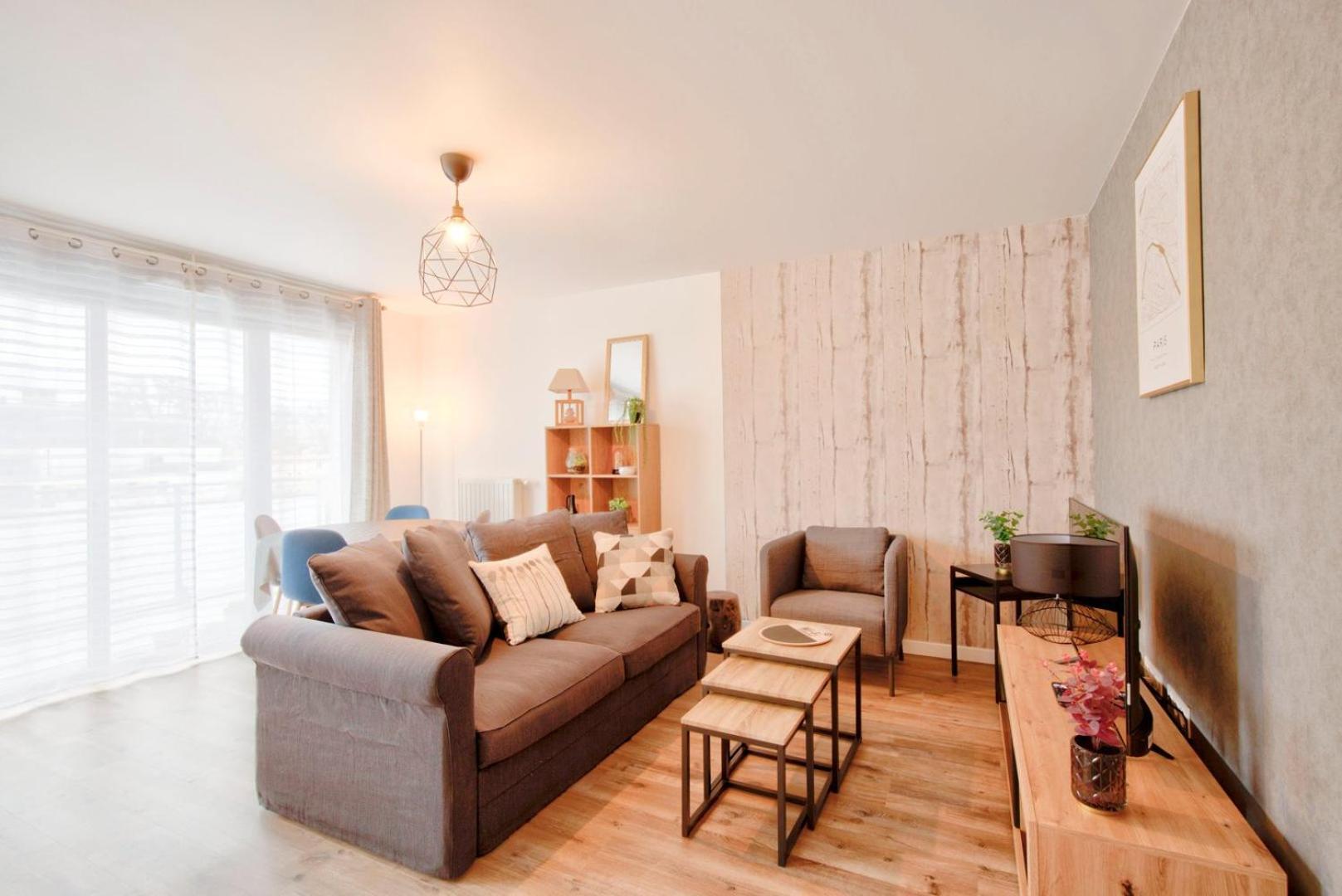 Le Perfectionniste - Spacieux Logement Terrasse Avec Parking 卡尚 外观 照片